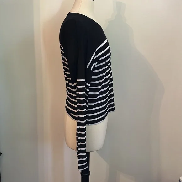 La Ligne x 2 Bundle Striped Long Sleeve T Shirts S / M - Picture 9 of 14